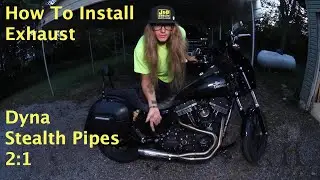Dyna Install : Stealth Pipes 2:1 Exhaust