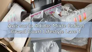 Avis sur la Adidas Mixte Enfant Grand Court Lifestyle Lace Tennis Chaussures