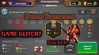 Game Glitch and Hacker in ONE Tournament | Castle Crush Tournament Gameplay
