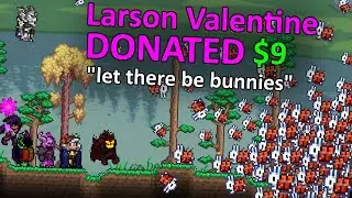 Terraria but donations affect gameplay (HIGHLIGHTS)