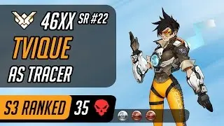 TviQuE as Tracer, Roadhog & Reaper in Temple of Anubis [Season 3 &ndash; Grand Master &ndash; 35 eliminations]