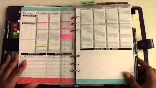 My Monthly Review in my Planner - March 2014
