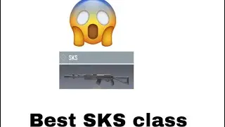 BEST SKS CLASS😱  ( Cod mobile gameplay)