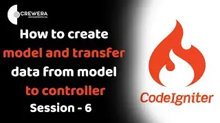 How to create model and transfer data from model to controller in hindi #codeigniter  #mvcframework