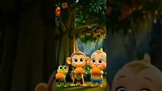 Gud-Gud Sound Aaya 😱 | Monkey Ne Fal Lakar De Diya 🐒🍎 | Cute Ending ❤️