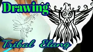 Drawing : Tribal.... Burung Elang