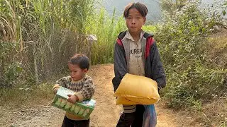 Cháu tủa cháu nô mồ Côi - Nhận Quà Vui Mừng- Bò dê gà phát triển tốt- Núi đá Vùng Cao