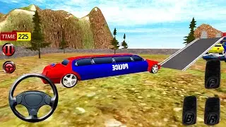 Police Car Offroad Transport Truck - Transporting Limo Car Simulator - Truck Games- Android Gameplay