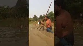 Interesting Rural Fishing Technique   #fishing