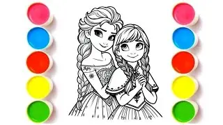 How to Draw Elsa from Frozen | Beautiful Princess Drawing for Kids Step by Step | Frozen Drawing