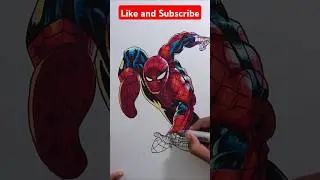 Friendly Neighborhood Spider-man Speed art 🔥🔥 #spiderman #speedart #drawing #speeddrawing #art