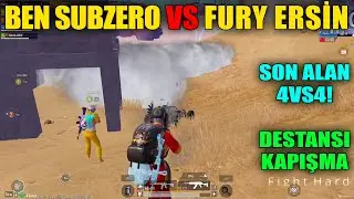 FURY ERSİN YEKİN VS BEN SUBZERO Pubg Mobile Yayıncı Karşılaşmaları