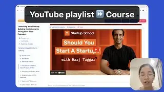 Turn any YouTube Playlist into a Course in 5 minutes