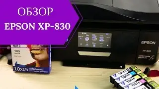 Обзор МФУ Epson XP-830 с картриджами INKSYSTEM