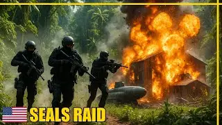 Navy SEALs Raid Cartel Submarine Factory - 20 Narco-Subs Destroyed - Colombian Jungle