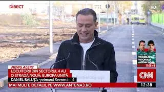 Locuitorii din sectorul 4 au o stradă nouă: Europa unită