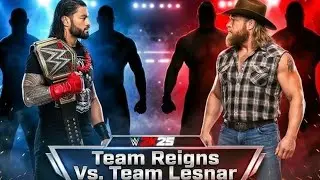 TEAM ROMAN VS TEAM LESNAR ! ENDING IS EPIC TOURNAMENT BEGINS !WWE 2K25 GAMEPLAY