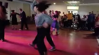 Graham and Toni jiving to I'm Ready, Fats Domino (Rockabilly Rave 2025)