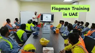 Flagman Training in UAE | M2Y Successfully Completed Corporate Safety Training #flagman #video #uae