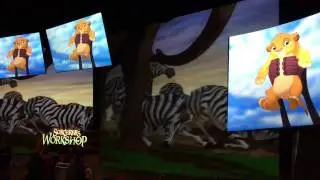 Animation Academy Lobby Full Projection Loop - 4k