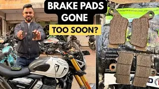 Triumph Speed 400 Brake Pads Replacement 🔧 | Sintered Brake Pads Front & Rear | Worth the Upgrade?
