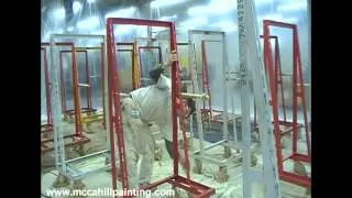 Painting Metal Equipment Using Electrostatic Paint - McCahill Painting Company