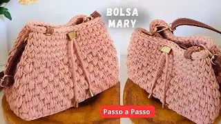 COMO FAZER BOLSA EM FIO DE MALHA PASSO A PASSO