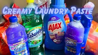 💜💚 Fabuloso Laundry Paste ft. Ajax Laundry Detergent &bull; Tide Powder &bull; Roma Powder &bull; Axion Powder