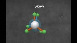 Conformational isomers of Ethane; eclipse, Staggered and skew isomers, animation