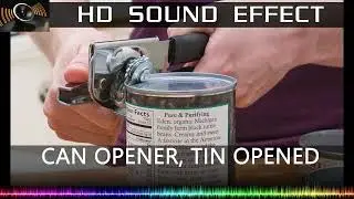 Opening Tin With Can Opener Sound Effect 🔉 | HQ
