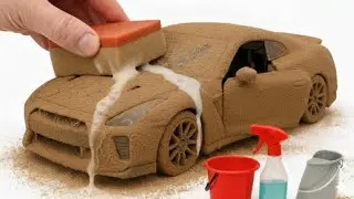 The Surreal Cleaning Process of a 1:24 LC 380 car After an Extreme Off-Road