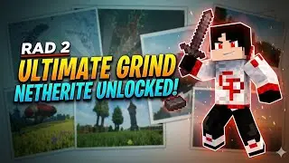 🔴 The Ultimate Grind: Unlocking Netherite Armor & Skills! | Minecraft RAD 2