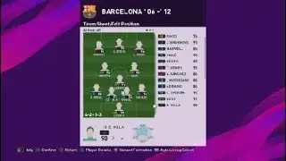 PES 2020 - Pep Guardiola Barcelona  tactics kick off In possession out of possession Fluid formation
