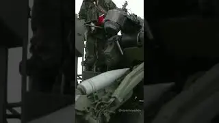 Пион 2с7  подготовка артиллерийского орудия