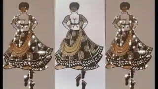 figure work mehndi design 2020||gruhpravesh special figure work||kanku pagla👣special mehndi design||