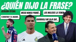 &iquest;MESSI, CRISTIANO O MARADONA? SOLO UN VERDADERO FUTBOLERO RECONOCE QUI&Eacute;N DIJO ESTAS FRASES...