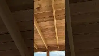 Western Red Cedar Ceiling!
