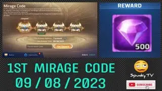 MLA 1ST MIRAGE CODE 09/08/2023