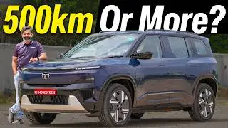 Tata Sierra EV AWD Range Test w/ First Drive Review