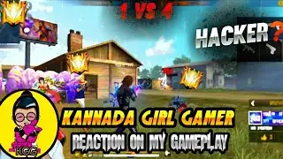 KANNADA GIRL GAMER REACTION ON MY GAMEPLAY || @KANNADAGIRLGAMER