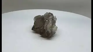 Smoky Quartz, all-sided cluster of doubly terminated crystals    2