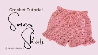 How to crochet cute summer shorts | Beginner friendly | The Sunseeker Shorts