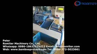 Automatic Bamboo Drinking Straw Hole Drilling Machine