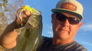 Cold water bass fishing!
