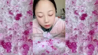 ASMR ICE EATING / ASMR MUKBANG ICE EATING SOUNDS FROM THE FROZEN WATER