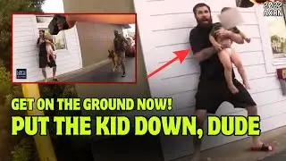 Father Used His Own Child as Human Shield in Shocking Police Standoff Body Cam Video