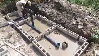 Fish pond construction 2