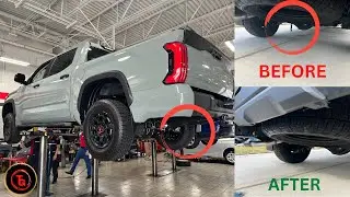 Toyota Tundra TRD PRO 2022 года: GROWER VS SHOWER | Скрываем цепь запасного колеса от глаз