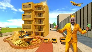 Franklin's House Upgraded in GOLDEN HOUSE in Indian Bike Driving 3d!