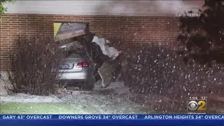 Car Crashes Into Church In Suburban Lake In the Hills